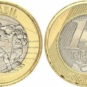 Brésil 1 Real Jeux Olympique de 2016 - Boxe - 2016 Dernière Chance