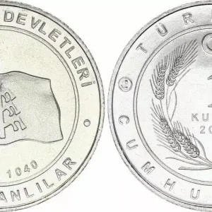 Turquie 1 Kurush Drapeau - Kara-Khanid Khanate 940-1040 - 2015 Livraison Express