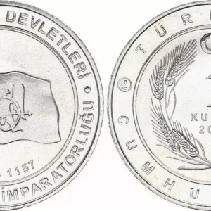 Garantie Incluse Turquie 1 Kurush Drapeau - Empire Seljuk 1040-1157 - 2015