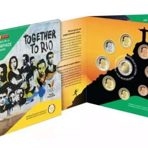 Belgique BU.2016 Coffret BU 8 pièces JO Rio 2016 Usine Directe
