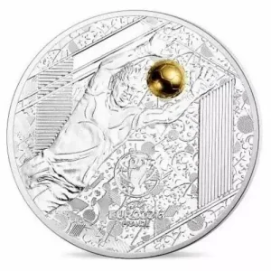 Expédition Rapide France - Monnaie de Paris 10 Euro UEFA - Euro de football - 2016 BE argent colorisée