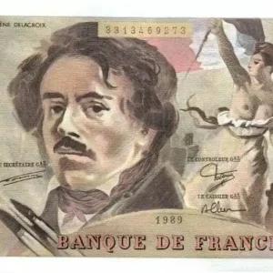Billet France 100 Francs Delacroix - 1989 Série O.133 Expédition Rapide