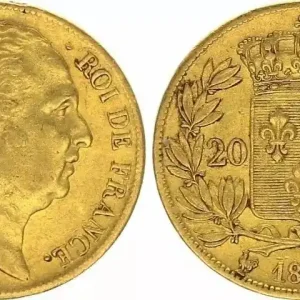 France 20 Francs Louis XVIII - 1820 A Paris Usine Directe