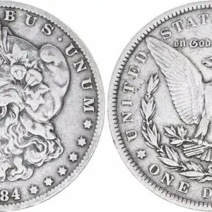 USA 1 Dollar Morgan - Aigle 1884 O Nouvelle-Orleans Super Prix
