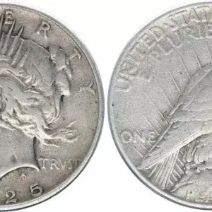 USA 1 Dollar Peace - 1925 sans atelier Retour Gratuit