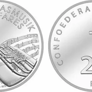 Bon Marché Suisse 20 Francs, Fanfare - 2016 Argent