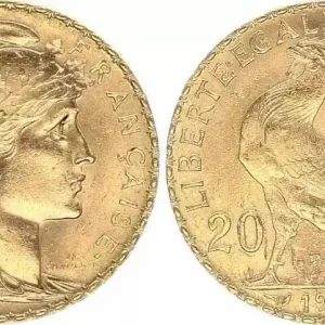 Certifié France 20 Francs Marianne - Coq 1908 - Or