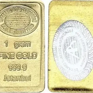 Expédition Rapide Turquie 1 Lingot 1 Gr, Istanbul Gold Refinery - ND