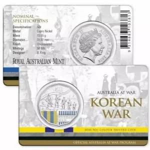Produit De Marque Australie 50 Cents Australie - Guerre de Corée 2016