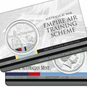 Australie 50 Cents Empire Air training scheme - 2015 Satisfait Ou Remboursé
