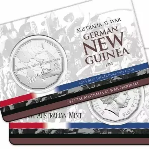Meilleur Prix Australie 50 Cents Australie en Guerre - Nouvelle Guinée allemande 2014