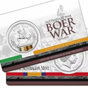 Petit Prix Australie 50 Cents Australie en Guerre - Guerre des Boers 2014