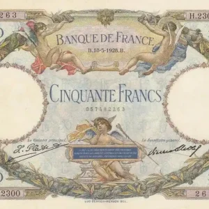 Billet France 50 Francs Luc Olivier Merson - 18-05-1928 Série H.2300 Soldes