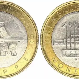 France 20 Francs Essai de Frappe - Mont Saint-Michel Pessac 1992 Gros Lot