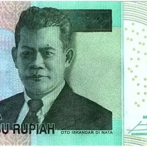 Soldes Billet Indonésie 20000 Rupiah Oto Iskandar di Nata - 2016