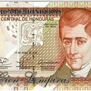Achat Immédiat Billet Honduras 100 Lempiras J.C. Del Valle - Maison de la Nation 2008