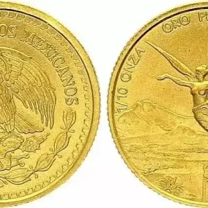 Mexique 1/10 Once Or Or, Libertad - 1/10 Once Or 2013 Édition Limitée