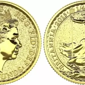 Royaume-Uni 25 Pounds Elisabeth II - Britannia 1/4 Once Or 2015 Affaire À Saisir