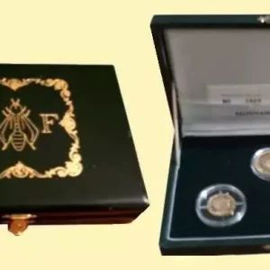 France Coff.1993 GAD.825 Coffret 3 pièces or Louis Napoléon Bonaparte - 1993 Remise