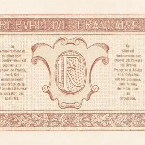 Must-Have Billet France 1 Franc Trésorerie aux armées - Epreuve 1919