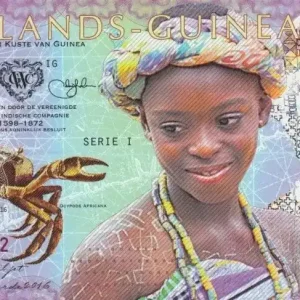 Meilleure Vente Billet Animaux 50 Gulden, Jeune femme - Crabe 2016