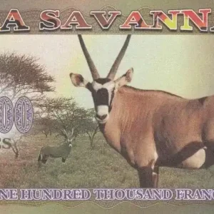 Meilleur Prix Billet Animaux 100000 Francs, La Savana - Oryx - 2016