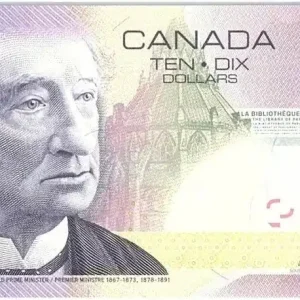 Billet Canada 10 Dollars Sir J.A. Macdonald - Mémorial 2005-2009 Top Vente