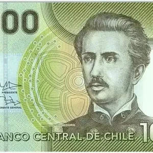 Achat Immédiat Billet Chili 1000 Pesos I. Carrera Pinto - Parc national Torres del Paine - 2014 Série BB