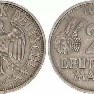 Allemagne 2 Mark Aigle - 1951 G Karlsruhe Must-Have