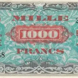 Pas Cher Billet France 1000 Francs 1945 - Impr. américaine (France)-sans série