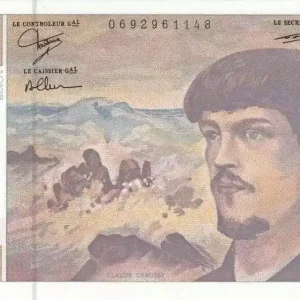 Billet France 20 Francs Debussy - 1990 - Série S.028 Oeil Vairon Expédié Aujourd’hui