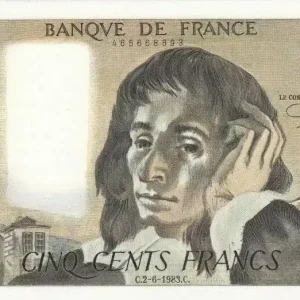 Billet France 500 Francs Pascal - 02-06-1983 Série G.187 Promotion Saisonnière