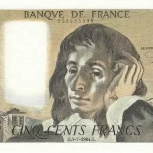 Commander Vite Billet France 500 Francs Pascal - 05-07-1984 Série K.211