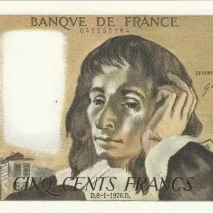 Acheter Direct Billet France 500 Francs Pascal - 08-01-1970 Série N.19