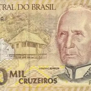 Billet Brésil 1000 Cruzeiros Candido Rondon - Indiens - 1990 Série A.5802 Meilleur Prix