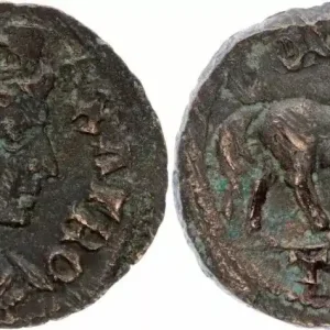 Promotion Rome - Provinces 1 As, Alexandrie (Troade) - Tychè, Cheval (250-268)
