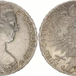 Autriche 1 Thaler Marie-Thérèse - 1780 X - Refrappe - ex.1 Quantité Limitée