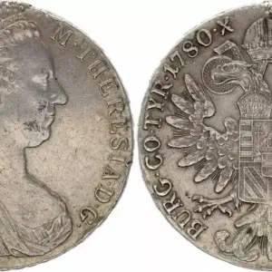 Nouveauté Autriche 1 Thaler Marie-Thérèse - 1780 X - Refrappe - ex.6