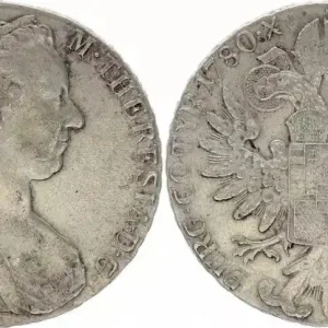 Autriche 1 Thaler Marie-Thérèse - 1780 X - Refrappe - ex.8 Dernier Modèle