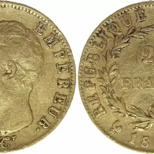 France 20 Francs Napoléon I Empereur - 1806 A Paris Réduction