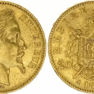 France 20 Francs Napoléon III - Tête Laurée - 1868 A Paris Or Quantité Limitée