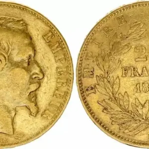 Expédition Rapide France 20 Francs Napoléon III Tête nue - 1856 BB Strasbourg