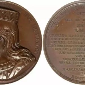 France Thierri II dit de Chelles- Série des Rois de France par Caqué - 1840 Meilleure Qualité