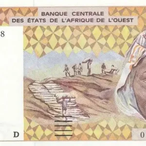 Billet BCEAO 1000 Francs Mali - Arachide - Masque - 2001 Dernier Modèle
