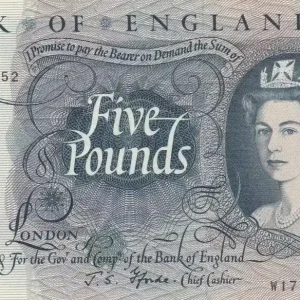 Billet Royaume-Uni 5 Pounds Elisabeth II - Britannia - 1963 Acheter En Ligne