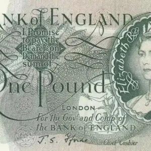 Billet Royaume-Uni 1 Pound Elisabeth II - 1966/1970 Garantie Incluse