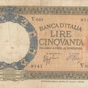 Top Vente Billet Italie 50 Lire Louve - Romulus et Remus - 1933