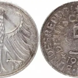 Allemagne 5 Mark Aigle Impérial - 1969 Soldes