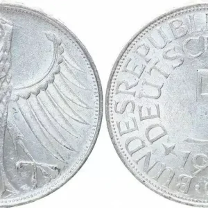 Expédié Aujourd’hui Allemagne 5 Mark Aigle Impérial - 1972