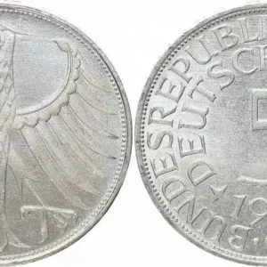 Allemagne 5 Mark Aigle Impérial - 1973 G Seulement Aujourd’hui